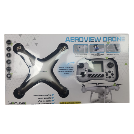 طائرة درون مع ريموت تحكم عن بعد مع شاشة